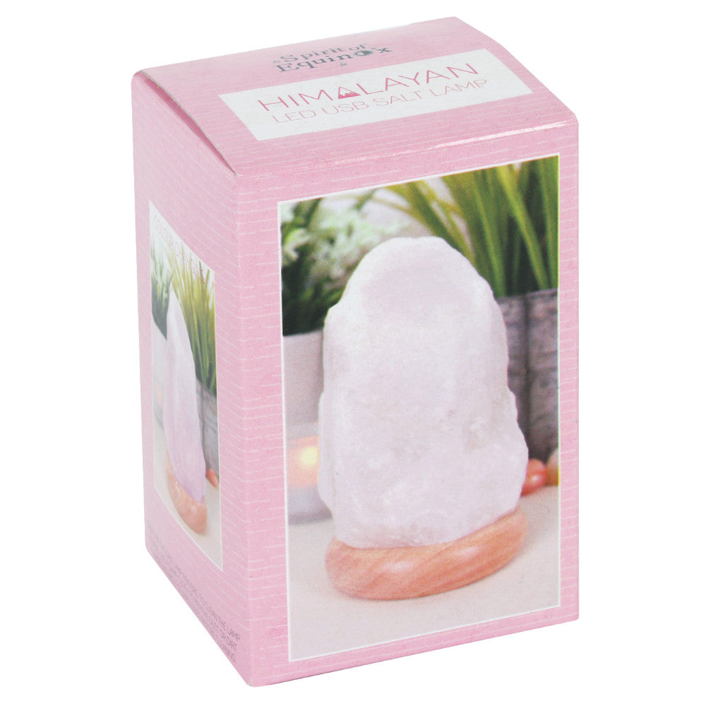 WHITE COLOUR CHANGING USB SALT LAMP