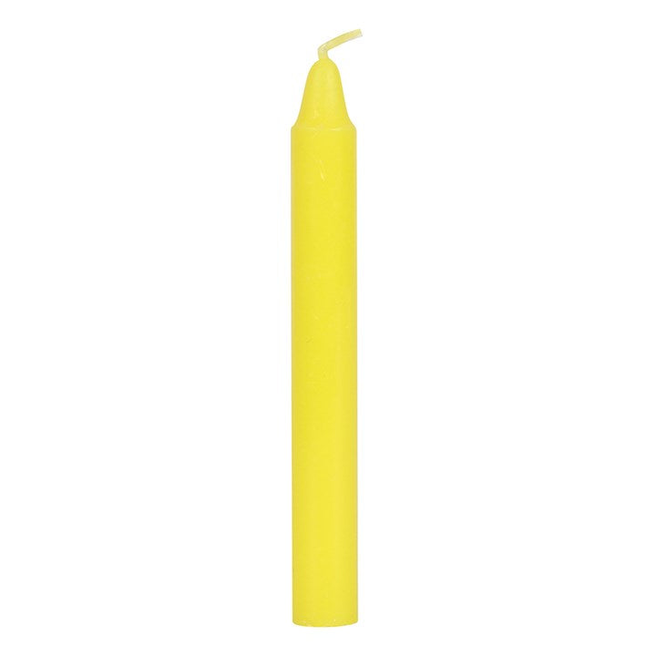 PACK OF 12 YELLOW 'SUCCESS' SPELL CANDLES